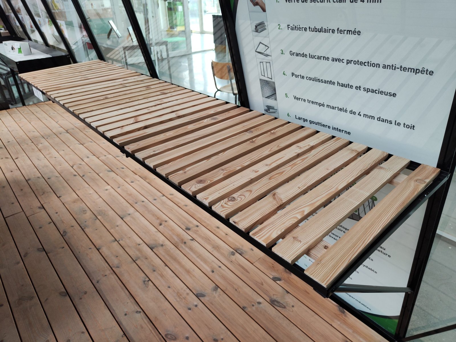 Table de travail ACD avec plateau bois